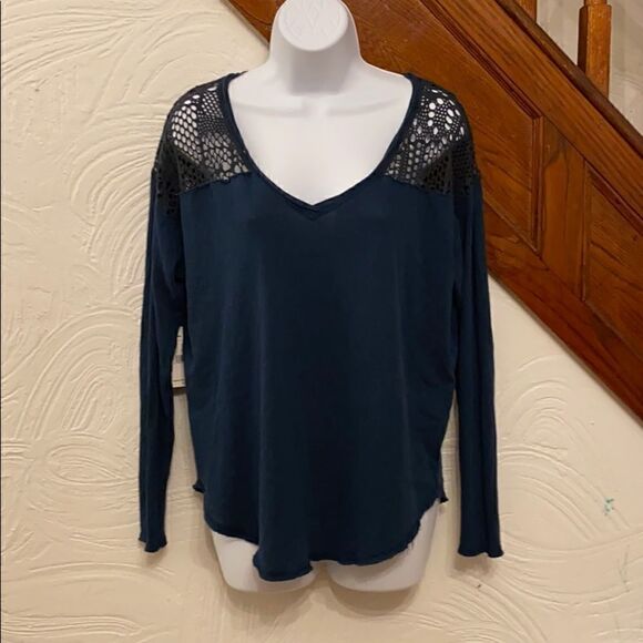 NWT free people top with lace - Picture 1 of 6